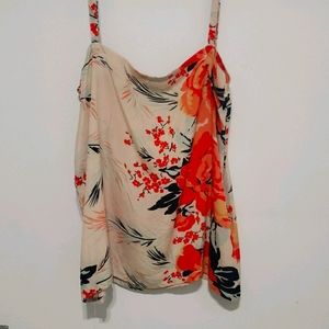 Winter Kate vintage silk floral camisole